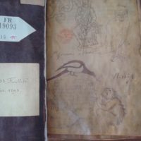 Manuscript of Villard de Honnecourt (The Book of the Cathedrals), c. 1221 - Image 3