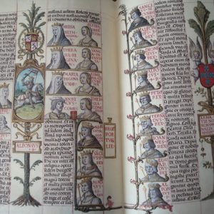 Genealogía de los Reyes de España (Anacephaleosis), c. 1530 *****+ (en pergamino natural)