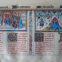 The Chronicles of Jerusalem abbreviated, s. XV (in natural parchment) (5*+) - Image 3