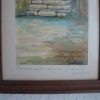 The waterfall in the staircase, Palacio Generalife, Granada, F. R. Yanez - Image 2