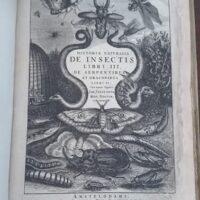 1657 Lot Historiae Naturalis de Insectis, by Johannes Jonstonus, 1653 (facsimile) and 1657 (original) (5 *) - Image 3