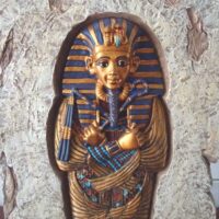 Tutankhamun sarcophagus plaque for wall or shelf - Image 2