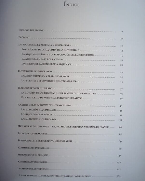 Libro estudio del facsímil Splendor Solis, en 4 idiomas. Patrimonio Ediciones - Imagen 3