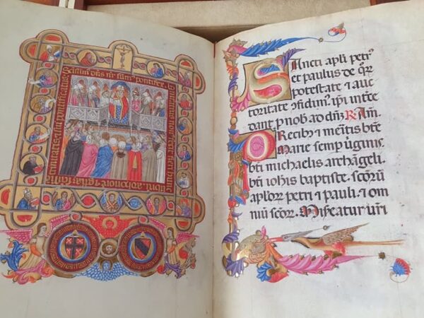 The Pontifical of Boniface IX, 14th Century. 23 kt pure gold leaf. (5*+) - Image 7