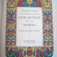 1936 Don Quixot de la Manxa (Don Quixote in Catalan) - Image 2