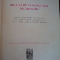 Rimado of the conquest of Granada, Pedro Marcuello, s. XV - Image 3