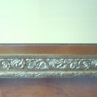 Gold metal lectern, adjustable, desktop - Image 3