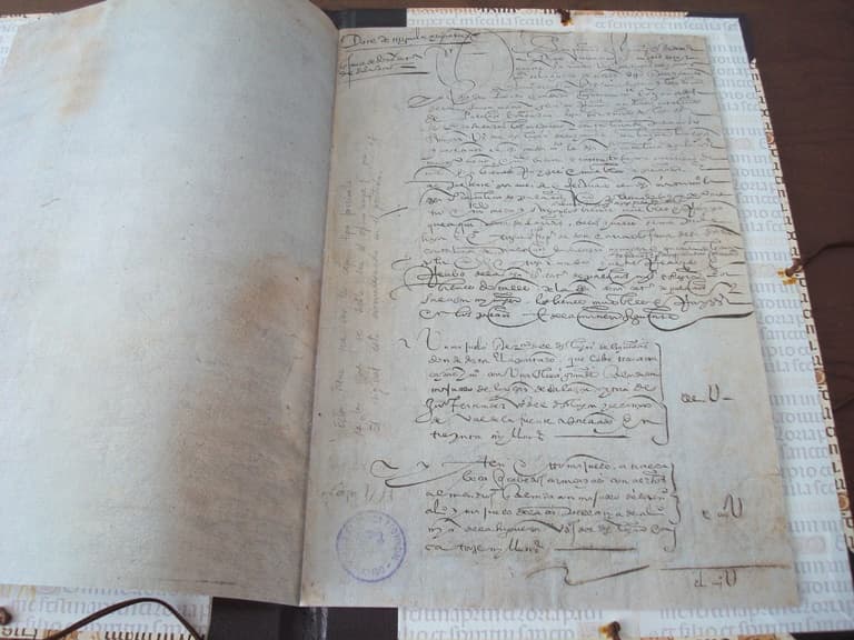 Carta de Dote y Arras de Miguel de Cervantes por su matrimonio con Catalina, 1586 - Imagen 4