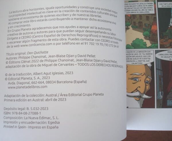 Don Quijote of La Mancha. Comic. Austral. 2023 - Image 3