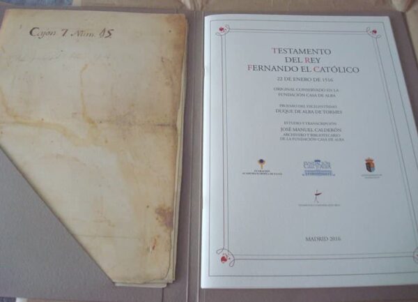 Testamento de Fernando el Católico, 1516 - Imagen 2