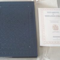 Testamento de Hernando Colón. Siglo XVI