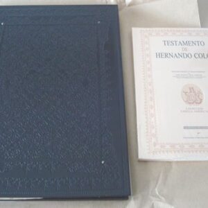 Testament of Hernando Colón. Century XVI