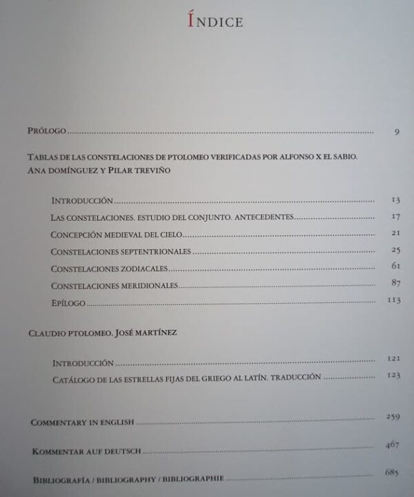 Study book of the facsimile Tables of the Constellations. Patrimonio Editions - Image 3
