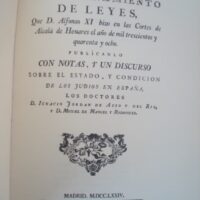 Lot: Old Charter, Laws of Alcalá and Civil Law of Castile. Lex Nova, 1975 - Image 4