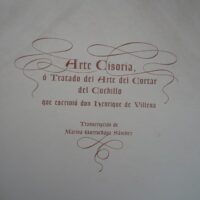 Cisorian art. Enrique de Villena, 1423. 2 volumes, 2002 edition - Image 2