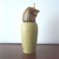 Ancient Egyptian canopic jar with sand from the Great Pyramid - Image 4