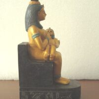 Pequeña figura dorada de la diosa Isis del Antiguo Egipto - Imagen 4