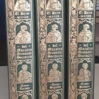 The Decameron, by Giovanni Boccaccio. 1975, 3 volumes. Bibliophile's Circle - Image 2