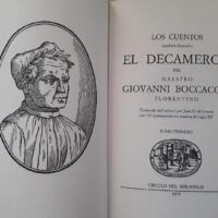 The Decameron, by Giovanni Boccaccio. 1975, 3 volumes. Bibliophile's Circle - Image 3