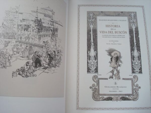 Historia de la vida del Buscón. Francisco de Quevedo. Ilustrador Vierge - Imagen 2