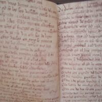 Poem of Mio Cid, manuscript by Per Abbat, 1207 - Image 3