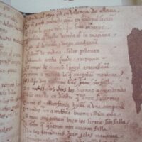 Poem of Mio Cid, manuscript by Per Abbat, 1207 - Image 7