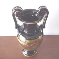 Jarrón griego de porcelana y oro 24K (mediano) - Imagen 5