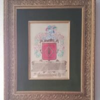 Heraldic coat of arms picture for surname NAVAS. 1987