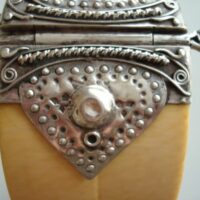Ivory and silver bracelet/bracelet, ca. 1798 - Image 5