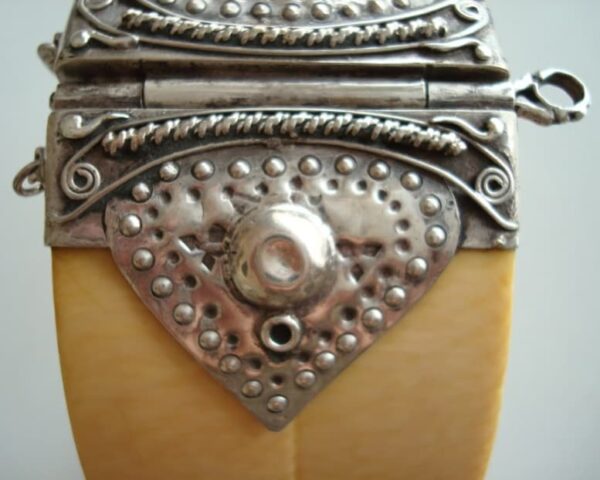 Ivory and silver bracelet/bracelet, ca. 1798 - Image 5