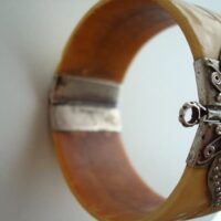 Ivory and silver bracelet/bracelet, ca. 1798 - Image 8