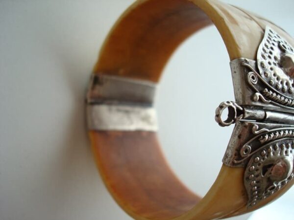 Ivory and silver bracelet/bracelet, ca. 1798 - Image 8