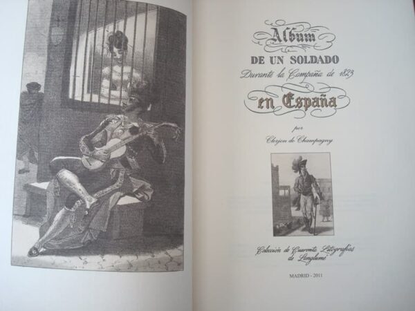 Album of a soldier in Spain 1823. Clerjon de Champagny - Image 2