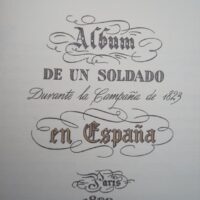 Album of a soldier in Spain 1823. Clerjon de Champagny - Image 3