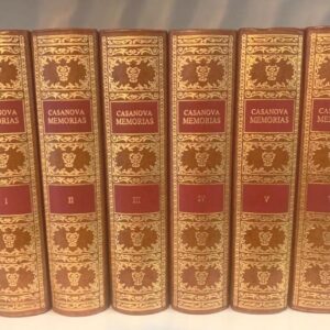 Memoirs of J. Casanova. 6 volumes, complete works. Bibliophile's Circle