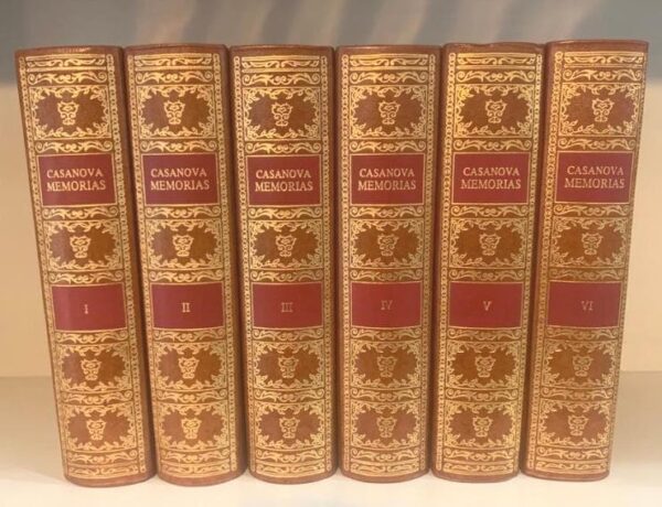 Memoirs of J. Casanova. 6 volumes, complete works. Bibliophile's Circle