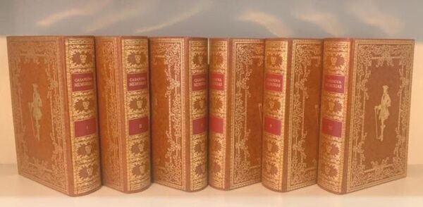 Memoirs of J. Casanova. 6 volumes, complete works. Bibliophile's Circle - Image 2