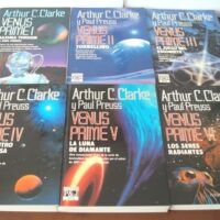 Venus Prime, complete series, Arthur C. Clarke and Paul Preuss, 6 volumes