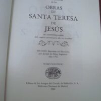Works of Saint Teresa of Jesus. Bibliophile Circle. 2 volumes. 1982 - Image 5