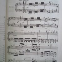 1880 Partituras para piano: El barbero de Sevilla y La straniera. Ca. 1880 - Imagen 3