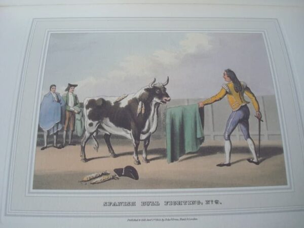 Tauromaquia. Spanish Bull Fighting. Clark y Dubourg. Londres 1813 - Imagen 7