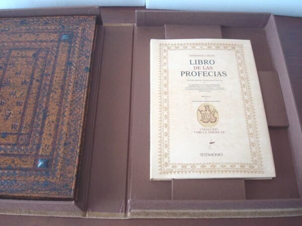 Book of Prophecies, Christopher Columbus, 16th century (turned leather case)