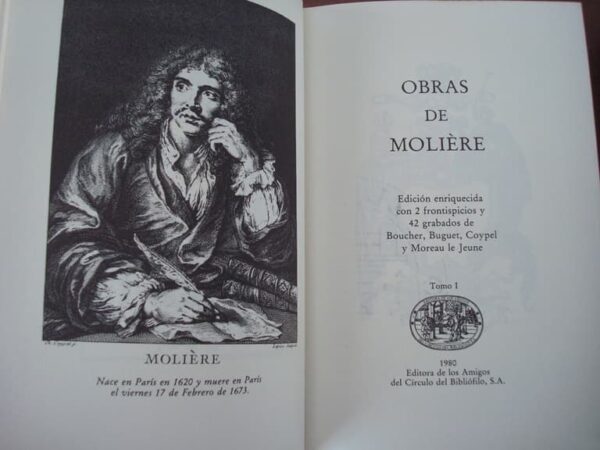 Works by Moliere. 2 volumes. 1980 Circle of the Bibliophile - Image 2
